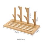 Porte - biberon en bois de qualit alimentaire pour bb, porte - biberon amovible, support de schage, ...