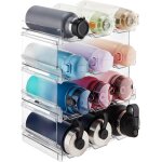 Porte - bouteilles empilable vin pour conglateur, garde - manger - porte - bouteilles d'eau en plastique ...