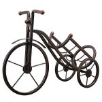 Porte - bouteilles de vin tricycle en fer forgé de style européen rétro Porte - bouteilles de vin tricycle en fer forgé de style européen rétro