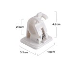 Porte - cannes a pche, 2 pices, pinces de rangement murales, support de verrouillage en viscose, cadre ...