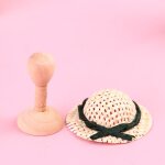 Porte - chapeaux et chapeaux miniatures pour maison de poupée, 1 ensemble 1 / 12, accessoires de bricolage, ... Porte - chapeaux et chapeaux miniatures pour maison de poupée, 1 ensemble 1 / 12, accessoires de bricolage, ...