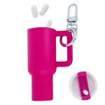 Porte - cl��s miniature en forme de bouteille d'eau, gobelet amovible, accessoire pour poche �� pipette. ...
