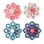 Porte - cls gyroscopique lumineux a fossettes, jouet sensoriel anti - stress, relaxant, autisme, soulage ...