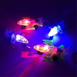 Porte - cls de jouets lumineux led mini avion, cadeaux pour enfants, gadgets, sac pendentif