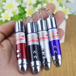 Porte - cl a lumire laser, jouet, choc electrique avec batterie, pointeur de vue laser, stylo laser ...