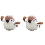 Porte - cls en peluche en forme de moineau, dcoration de sac a dos, cadeau d'anniversaire, ornement ...