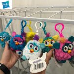 Porte - cls en peluche furby pour enfants, animal de compagnie, 10cm, mignon hibou, poupes en peluche, ...