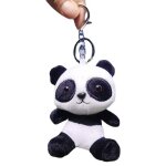 Porte - cls en peluche pp coton, texture fine, mignon dessin anim panda en peluche, pendentif pour ...
