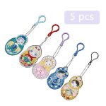 Porte cls de poupe de beaut, bricolage complet, peinture diamant, porte cls bijoux, boule de cristal, ...
