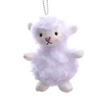 Porte - cl suspendu en peluche d'agneau, accessoire dcoratif pour sac de jouets