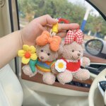 Porte - cls de voiture en forme d'ours mignon pour hommes et femmes style dcoratif de dessin anim ...