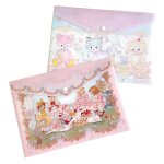 Porte - documents en pvc, 1 pice, dessin anim lolita, rtro, lapin, ours, kawaii, porte - documents, ...