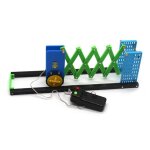 Porte electrique rtractable pour enfant, jouet fait maison, tlcommande, volet roulant, kit d'exprimentatio ...