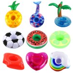 Porte - gobelets gonflables et flottants pour piscine, pack de 9 pices, pour baignoire, jouets, dcorations ...