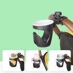 Porte - gobelet universel pour poussette de b�b�, support rotatif a 360 degr�s pour bouteille d'eau et ...
