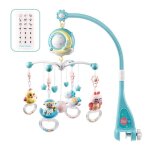 Porte - jouet mobile rotatif pour berceau de bb, cloche de lit, bote a musique, projection de jouets ...