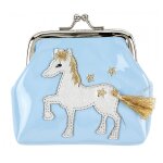 Porte monnaie marith bleu cheval