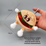 Porte - monnaie en peluche de dessin anim nouveau modle systme fruitier avec petite poupe en peluche ...