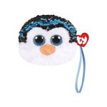 Porte - monnaie peluche sequins 10 cm ? waddles le pingouin