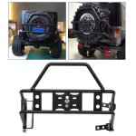 Porte - pneu de rechange en métal pour pare - chocs arrière, pour modèles 1 / 10 rc, chenille, wrangler, ... Porte - pneu de rechange en métal pour pare - chocs arrière, pour modèles 1 / 10 rc, chenille, wrangler, ...