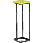 Porte - sac, 1x porte sac poubelle avec couvercle jaune, système enfichable réglable en hauteur avec ... Porte - sac, 1x porte sac poubelle avec couvercle jaune, système enfichable réglable en hauteur avec ...