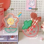 Porte - stylo en acrylique transparent lapin, mignon ours de dessin anim ins seau de rangement, support ...