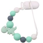 Porte - sucette en silicone avec perles, anneau de dentition, jouets pour nourrissons, gar�ons et filles, ...