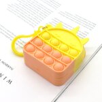 Portefeuille a bulles en silicone anti stress pour enfants, mini porte monnaie de dessin animé, nouveauté ... Portefeuille a bulles en silicone anti stress pour enfants, mini porte monnaie de dessin animé, nouveauté ...