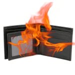 Portefeuille de feu de flamme pour spectacle de rue, tour de magie professionnel, accessoires de magicien ...