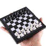 Portefeuille de jeu d'�checs magn�tique, apparence pliable, portable, voyage, faux jeu d'�checs, ensemble ...