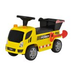 Porteur enfant camion benne basculante pelle sons lumires noir jaune