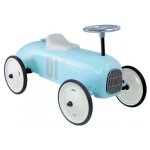 Porteur voiture metal bleu tendre, 18 - 36 mois - voiture de course racer vintage, retro - bebe, enfant ... Porteur voiture metal bleu tendre, 18 - 36 mois - voiture de course racer vintage, retro - bebe, enfant ...