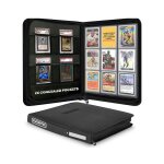 Portfolio evoretro ¿ 9 pochettes / page, 216 toploaders, noir zipp� (evoretro)