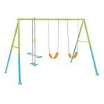 Portiques - balan�oires 3 agr�s intex 1 face a face et 2 balan�oires