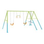 Portique pour enfants 4 agrs balanoires + face a face - intex