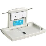 Poste a langer mural - duoku - table a langer pliable - sangles scurit et tiges suspension - pour salles ...