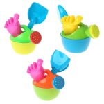Pot de fleur de bain pour enfants, ensemble de 3 pièces, jouets de plage, outils educatifs amusants, ... Pot de fleur de bain pour enfants, ensemble de 3 pièces, jouets de plage, outils educatifs amusants, ...