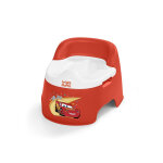 Pot de toilette pour tout - petit bright starts disney cars rouge avec insert blanc et garde - eclaboussures ...