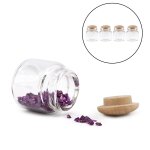 Pot en verre pour maison de poup�e, pot de cuisine bouch�, pots d'assaisonnement pour 1 / 12, ornement ...