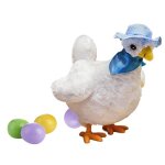 Poule electrique pour enfants, jouet electronique cratif, simulation de poussin, avec condensateur, ...