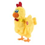 Poule en peluche pour la mise en place des ufs, jouet electronique pour animaux domestiques, musique, ...