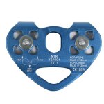 Poulie a double chariot en aluminium 30kn, ligne de fermeture eclair, escalade, alpinisme, sauvetage, ...