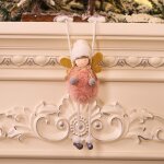 Poupée ange de noël suspendue pour arbre de noël, pendentif de nouvel an, décorations pour la maison, ... Poupée ange de noël suspendue pour arbre de noël, pendentif de nouvel an, décorations pour la maison, ...