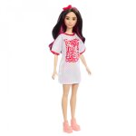 Poup�e barbie fashionista robe t - shirt hrh12