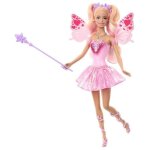 Poup�e barbie f�e - ailes et tenue avec changement de couleur
