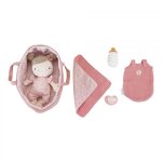 Poupe bb et son couffin rosa little pink flowers