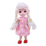 Poup�e bjd avec mini 14 articulations flexibles, 16cm, 1 / 12, maquillage, mode, jouet personnalis�, ...