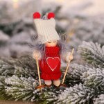 Poup�es bonhomme de neige joyeux no�l pour d�coration d'arbre, ornements suspendus pour la maison, jouets ...