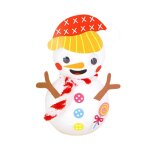 Poupe bonhomme de neige en mousse blanche pour enfants, bricolage artisanal, dcoration de nol, amusant, ...