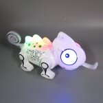 Poupée caméléon electrique pour bébé, jouet pour enfant, lumière, danse musicale, a piles Poupée caméléon electrique pour bébé, jouet pour enfant, lumière, danse musicale, a piles